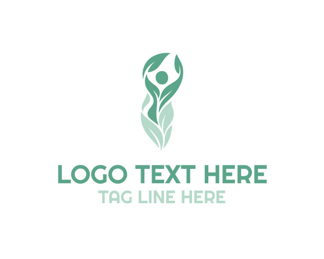 Eco Female Body Natural Logo