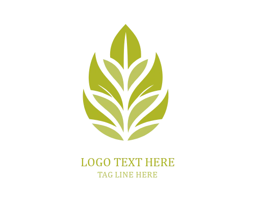Eco Flow Leaf Logo