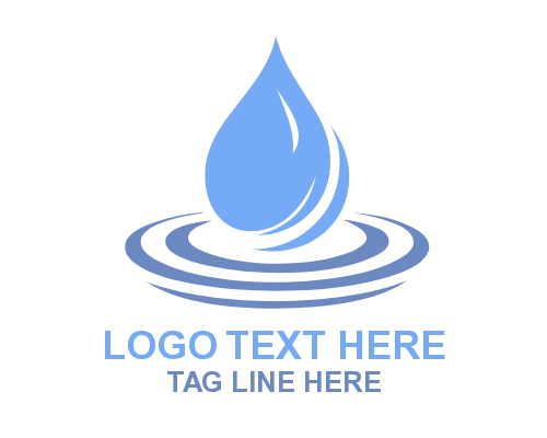 Eco Flow Water Drop Logo