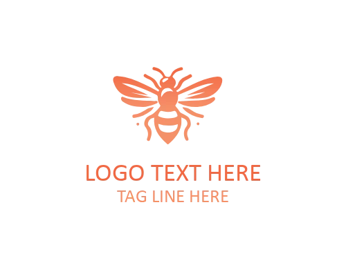 Eco Friendly Bee Brand Icon