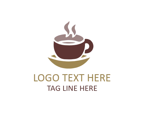 Eco Friendly Coffee Bean Brand Logo