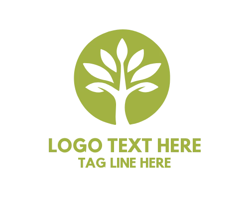 Eco Friendly Green Tree Sustainability Logo