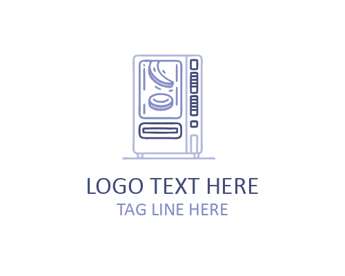 Eco-Friendly Vending Logo for Sustainable Machines and Retail
