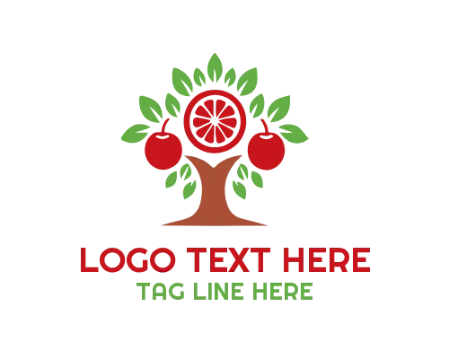 Eco Fruit Tree Logo