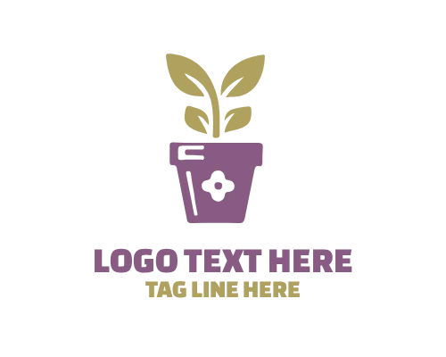 Eco Garden Plant Pot Logo