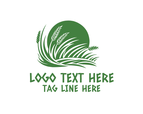 Eco Grass Logo for Nature Branding