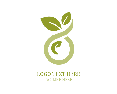 Eco Growth Leaf Logo