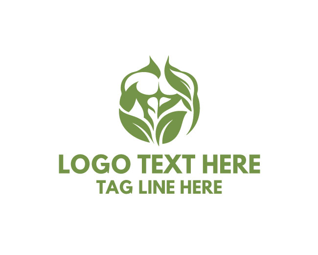 Eco Gym Body Fitness Best Logo