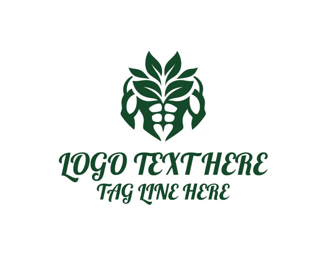 Eco Gym Body Health Design Logo