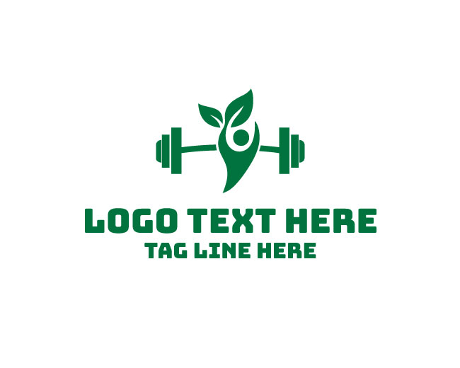 Eco Gym Fitness Best Logo