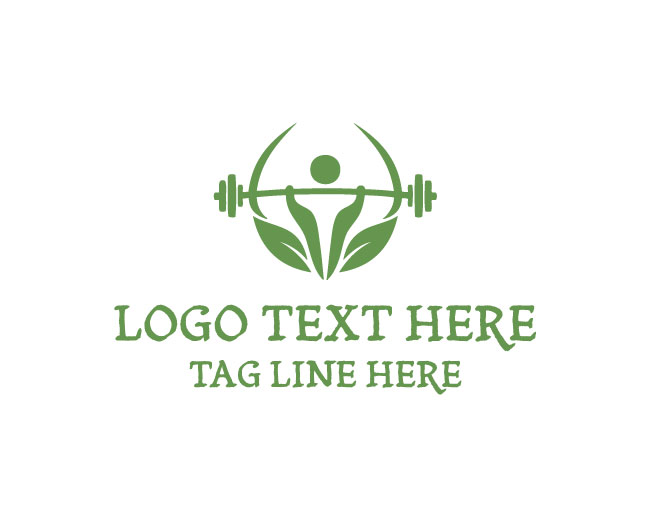 Eco Gym Natural Design Logo