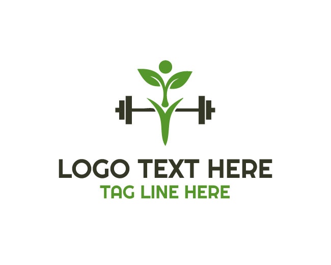 Eco Gym Wellness Best Design Logo