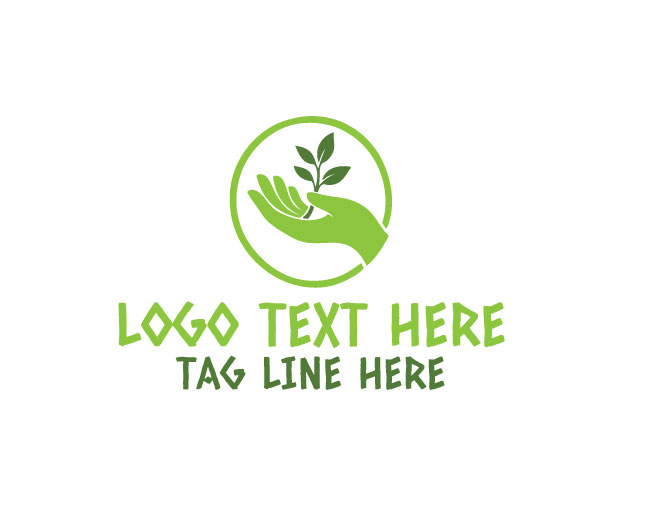 Eco Hand Best Design Logo