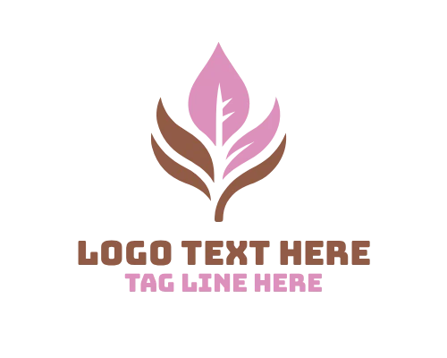 Eco Harmony Leaf Logo