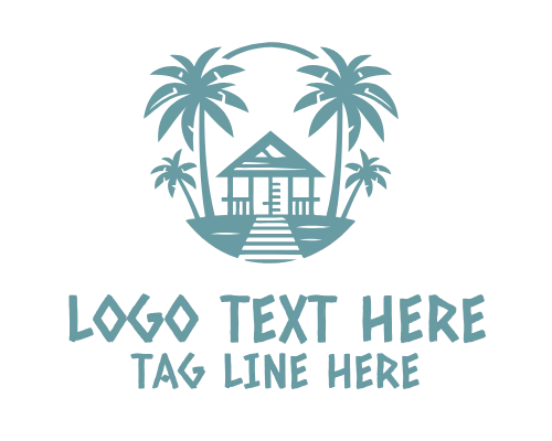 Eco House Hut Logo