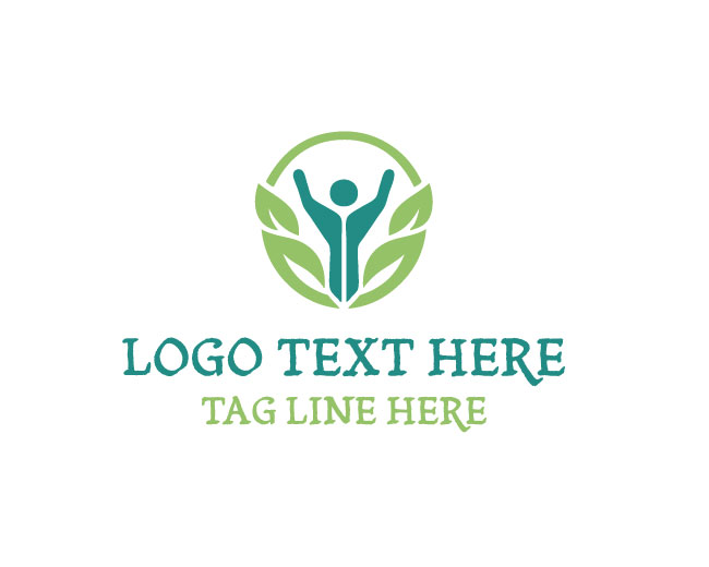 Eco Human Seedling Logo