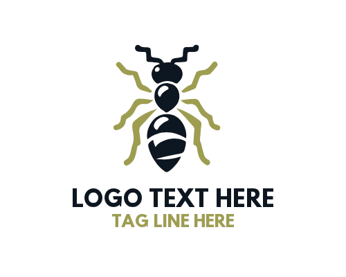Eco Inspired Ant Logo 