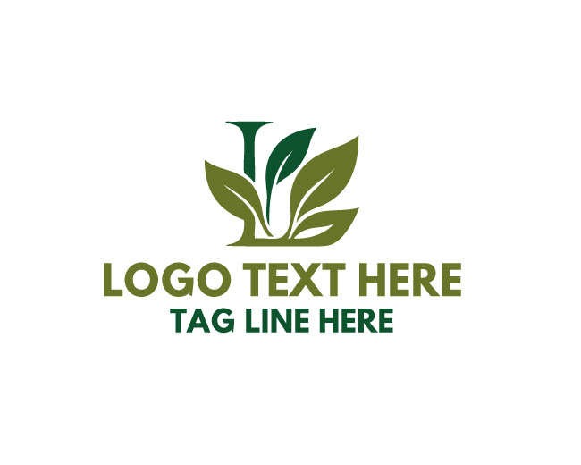 Eco Letter L Earth Best Design Logo