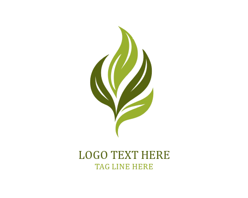 Eco Line Leaf Logo