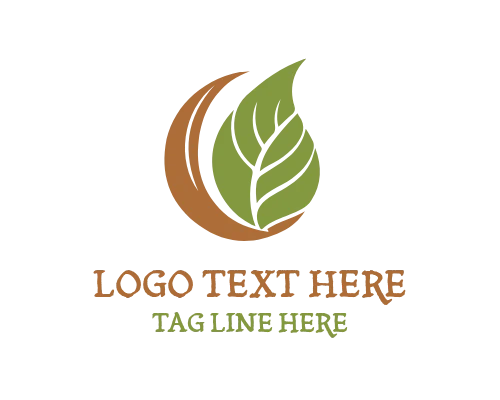 Eco Living Leaf Logo