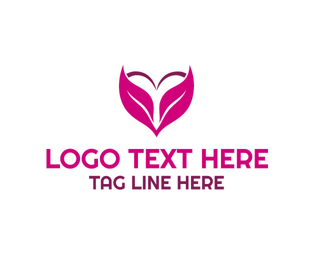 Eco Love Sprout Logo logo template preview