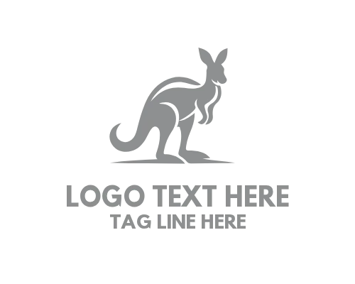 Eco Nature Kangaroo Logo