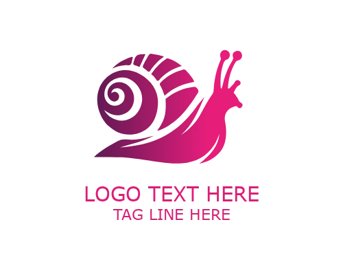 Eco Nature Snail Logo for Environmental and Organic Brands