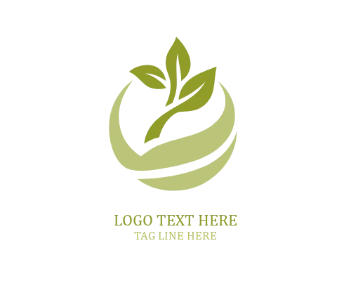 Eco Stability Leaf Logo