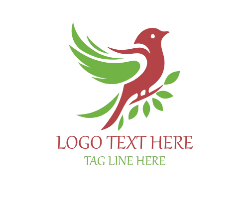 Eco Symbol Bird Logo