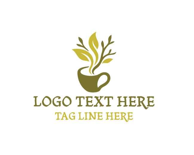 Eco Tea Cup Plant Best Logo