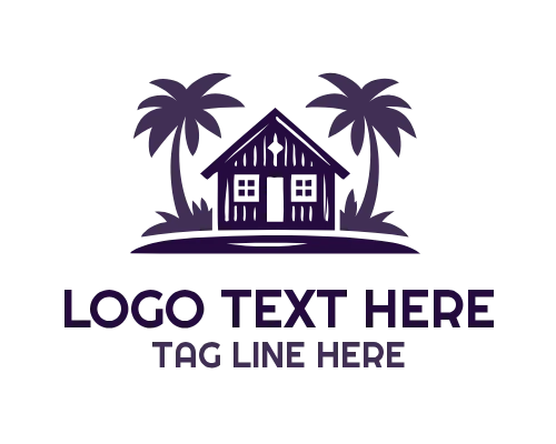 Eco Village Hut Logo