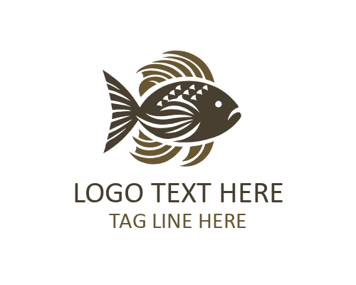 Eco Water Fish Brand Logo