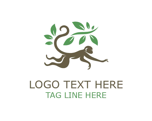  EcoTrail Leaf Monkey Logo