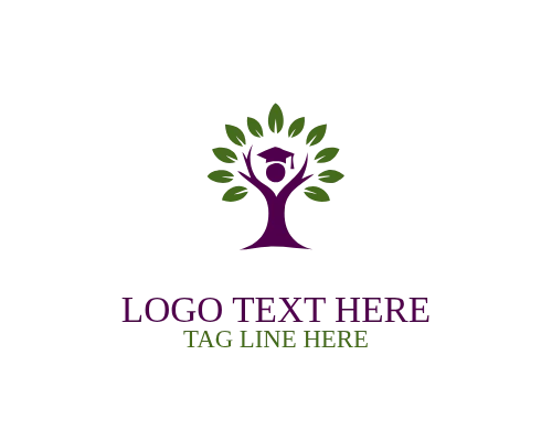 Education Bloom Abstract Logo