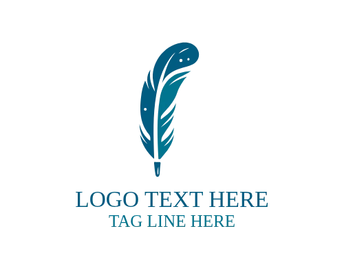 Education Feather Pen Logo