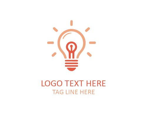 Education Idea Bulb Logo