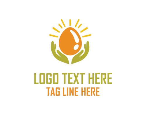 Egg Protected by Hands Logo