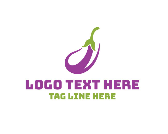 Eggplant Farm Produce Logo