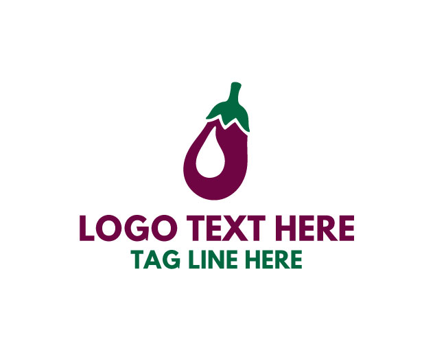Eggplant Natural Produce Logo