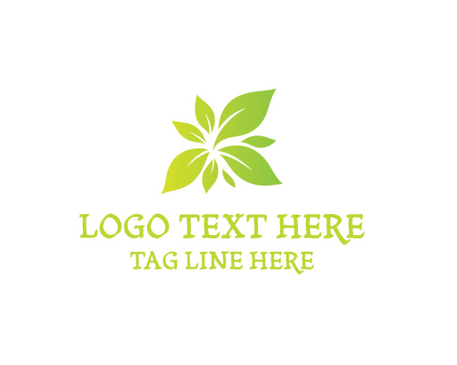 Nature Leaves Pattern Logo