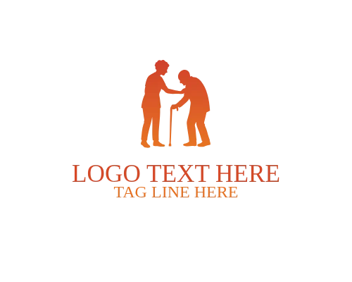 Elderly Care Family Logo