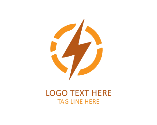 Electric Flash Emblem Logo