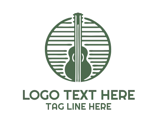 Electric Minimal Guitar Logo