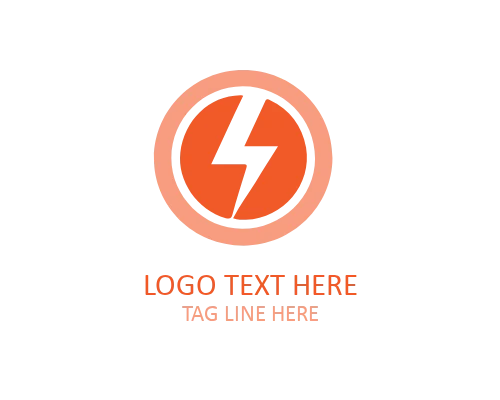 Electric Neon Power Logo
