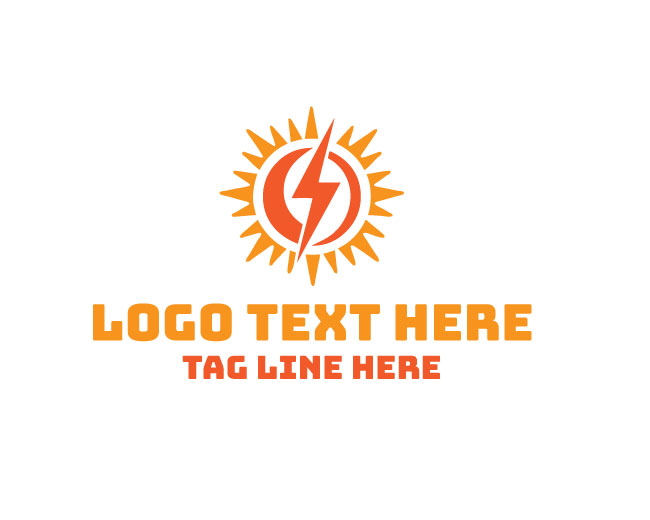  Electric Sun Best Design Logo