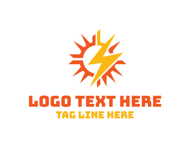 Electric Sun Energy Design Logo