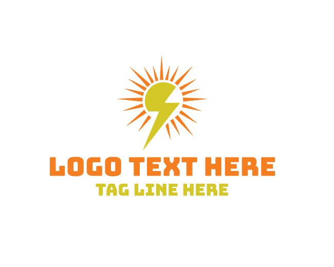 Electric Sun Solar Design Logo