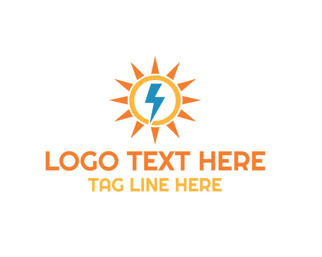 Electric Sun Solar Power Logo