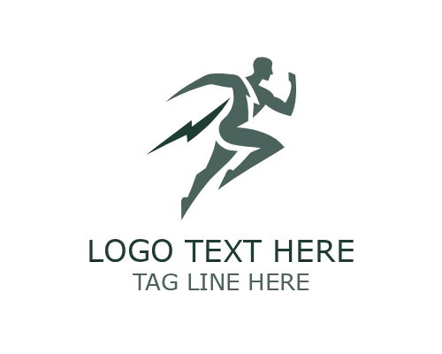  Electric Surge Human Logo