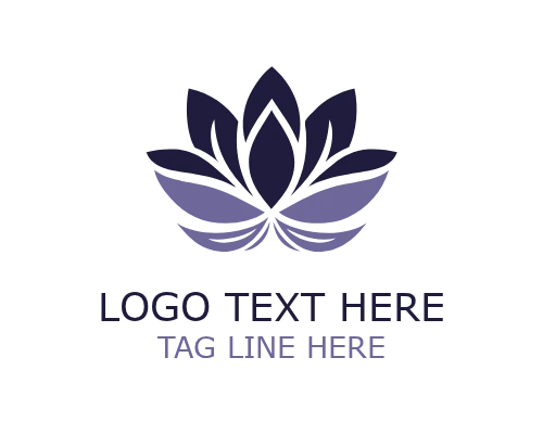 Elegance Lotus Floral Logo for Feminine Beauty Branding